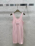 Pre Order Luxury Logo Midi Strap Dress (3 Colours)