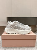 Pre Order Tech Fabric Luxury Logo Trainers