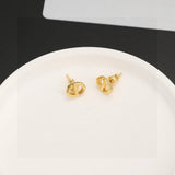 Pre Order Luxury Design Gold Stud Earrings