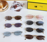 Pre Order Logo Detail Frameless Oval Sunnies (7 Shades)