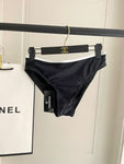 Pre Order Luxury Bandeau White Logo Bikini Set