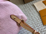 Pre Order Luxury Gold Logo Pink Backpack