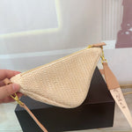 Pre Order Luxury Crochet Logo Triangle Crossbody Bag