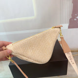 Pre Order Luxury Crochet Logo Triangle Crossbody Bag