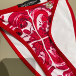 Pre Order Red Dg Luxury Print Bikini Set