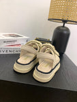 Pre Order Crochet Luxury Gold Logo Sandals