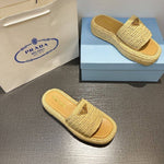Pre Order Luxury Crochet Flatform Slides