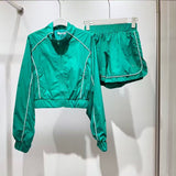 Pre Order Windbreaker Yoga Short Sets (3 Colours)