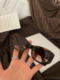 Pre Order Luxury Luxury Gold Double C Frame Logo Sunglasses