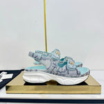 Pre Order Luxury Logo Snake Print Sandals (3 Colours)