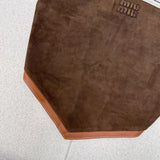Pre Order Suede Bandeau Luxury Logo Open Back Top