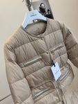 Pre Order Luxury Tie Waist Padded Zip Pocket Coat