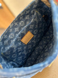 Pre Order Luxury Denim Logo Studded Strap Bag