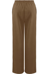 Wide Leg Joggers In Brown