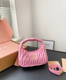 Pre Order Luxury Pleated Design Logo Mini Bag (7 Colours)