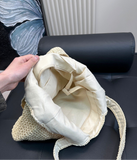 Pre Order Gold Y S L Basket Bag