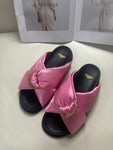 Pre Order Luxury Satin Pink Slides (2 Styles)
