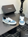 Pre Order Luxury Patch Denim Low Trainers