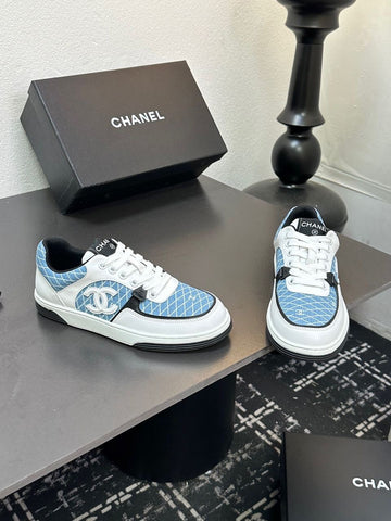 Pre Order Luxury Patch Denim Low Trainers