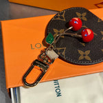 Pre Order Cherry Mirror Luxury Logo Design Keychain