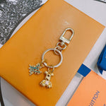 Pre Order Gold Bear Luxury Logo Keychain