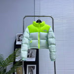 Pre Order Cropped Puff Coat In Lime