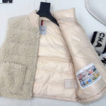 Pre Order Luxury Logo Teddy Pocket Gilet