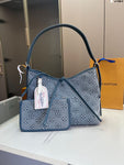Pre Order Luxury Denim Logo Design Bag & Purse