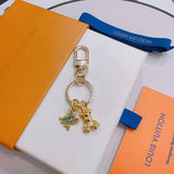 Pre Order Gold Bear Luxury Logo Keychain