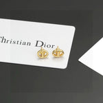 Pre Order Luxury Design Gold Stud Earrings