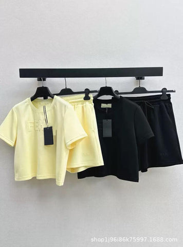 Pre Order T-shirt & Short Set With Luxury Design