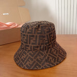 Pre Order Luxury Double Letter Design Logo Bucket Hat