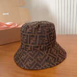 Pre Order Luxury Double Letter Design Logo Bucket Hat