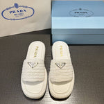 Pre Order Luxury Crochet Flatform Slides