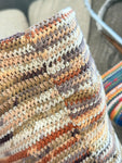 Pre Order Luxury Crochet Logo Stripe Handbag