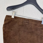 Pre Order Suede Bandeau Luxury Logo Open Back Top