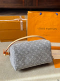 Pre Order Luxury Logo Denim Speedy Bag (2 Styles)