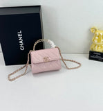 Pre Order Mini Crossbody Luxury Logo Chain Bag (6 Colours)