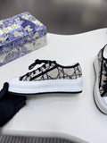 Pre Order Luxury Logo Pattern Design Platform Trainers