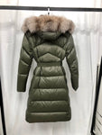 Pre Order Luxury Longline Padded Belted Coat