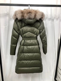 Pre Order Luxury Longline Padded Belted Coat