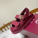 Pre Order Luxury Double Logo Sandals (4 Colours)