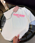 Pre Order Luxury Sparkle Pink Logo T-shirt