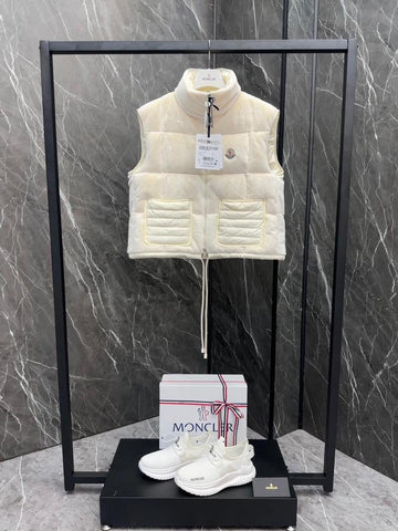 Pre Order Cream Luxury Logo Gilet