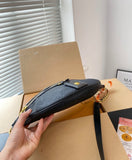 Pre Order Luxury Logo Black & Gold Body Bum Bag