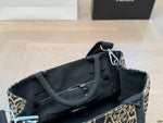 Pre Order Luxury Logo Leopard Handbag With Strap