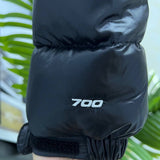 Pre Order Cropped Puff Coat In Black