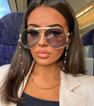 Gold Metal Frame Aviator Sunnies