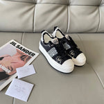 Pre Order Luxury Side Logo Design Frayed Platform Trainers