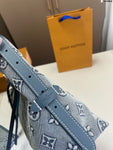Pre Order Luxury Denim Logo Design Bag & Purse